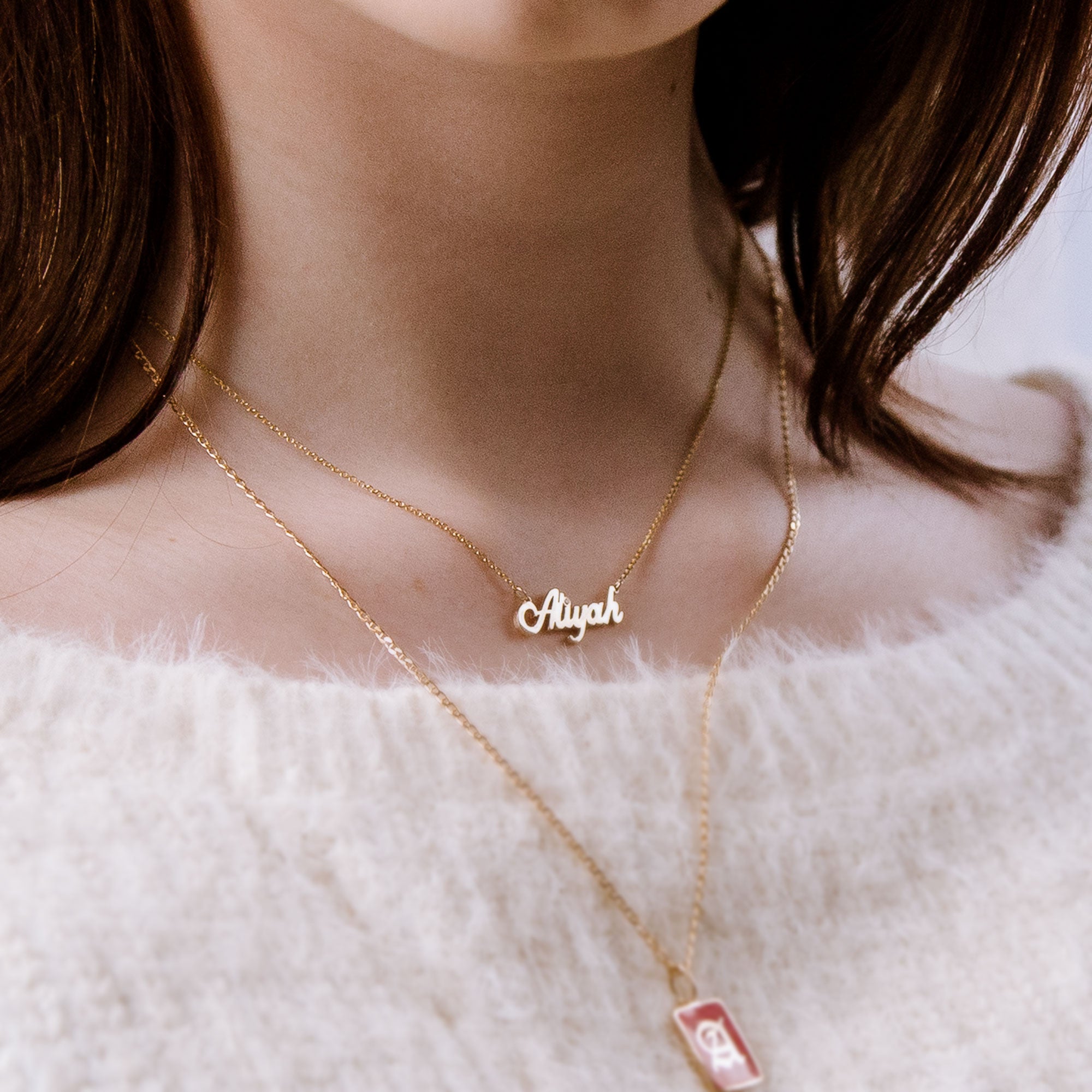 Personalized first name necklace
