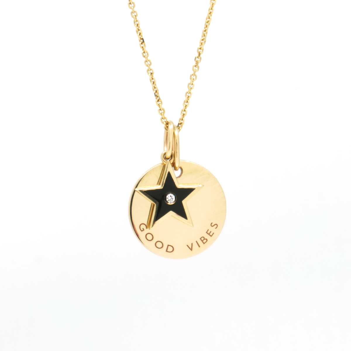 Colored star charm