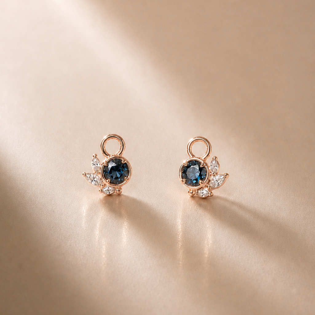 Breloques boucles d'oreilles Lac- Odette