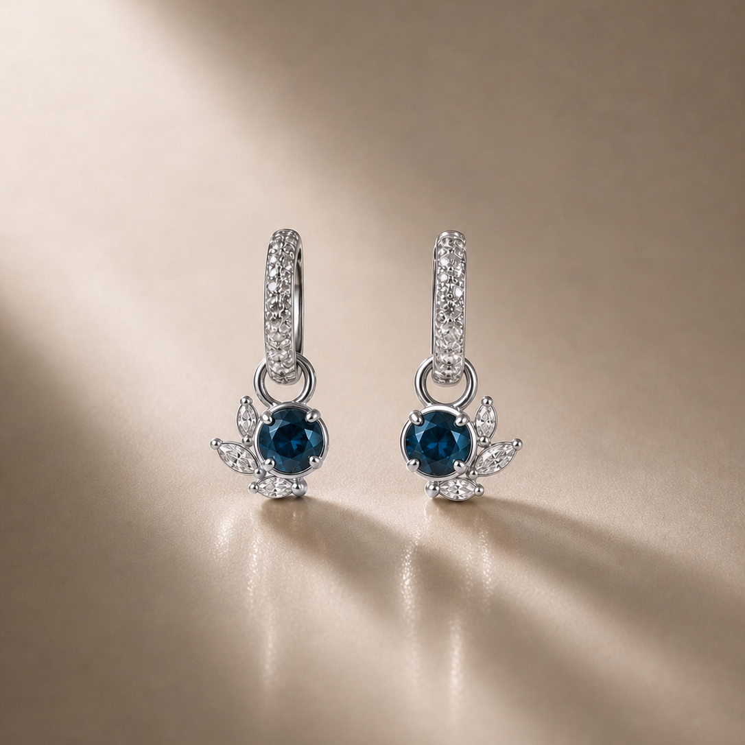 Breloques boucles d'oreilles Lac- Odette