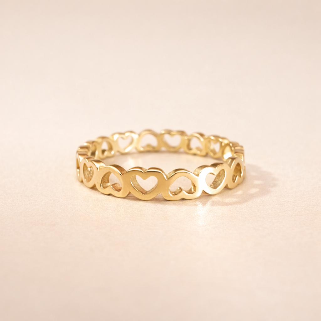 Bague heartbeat