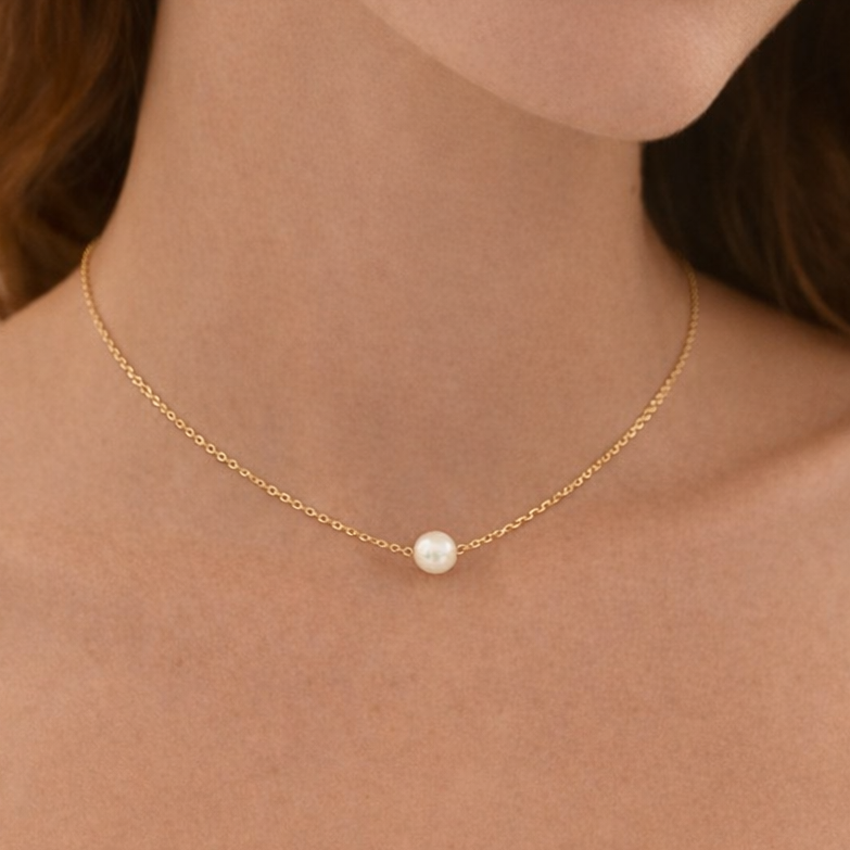 Collier perle unique