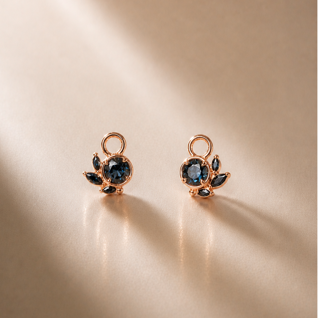 Breloques boucles d'oreilles Lac- Odile