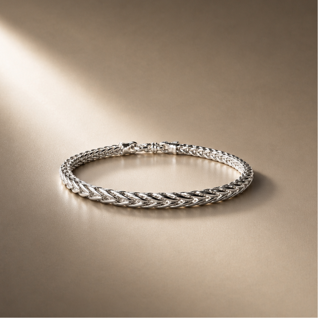 Bracelet plumes - Argent