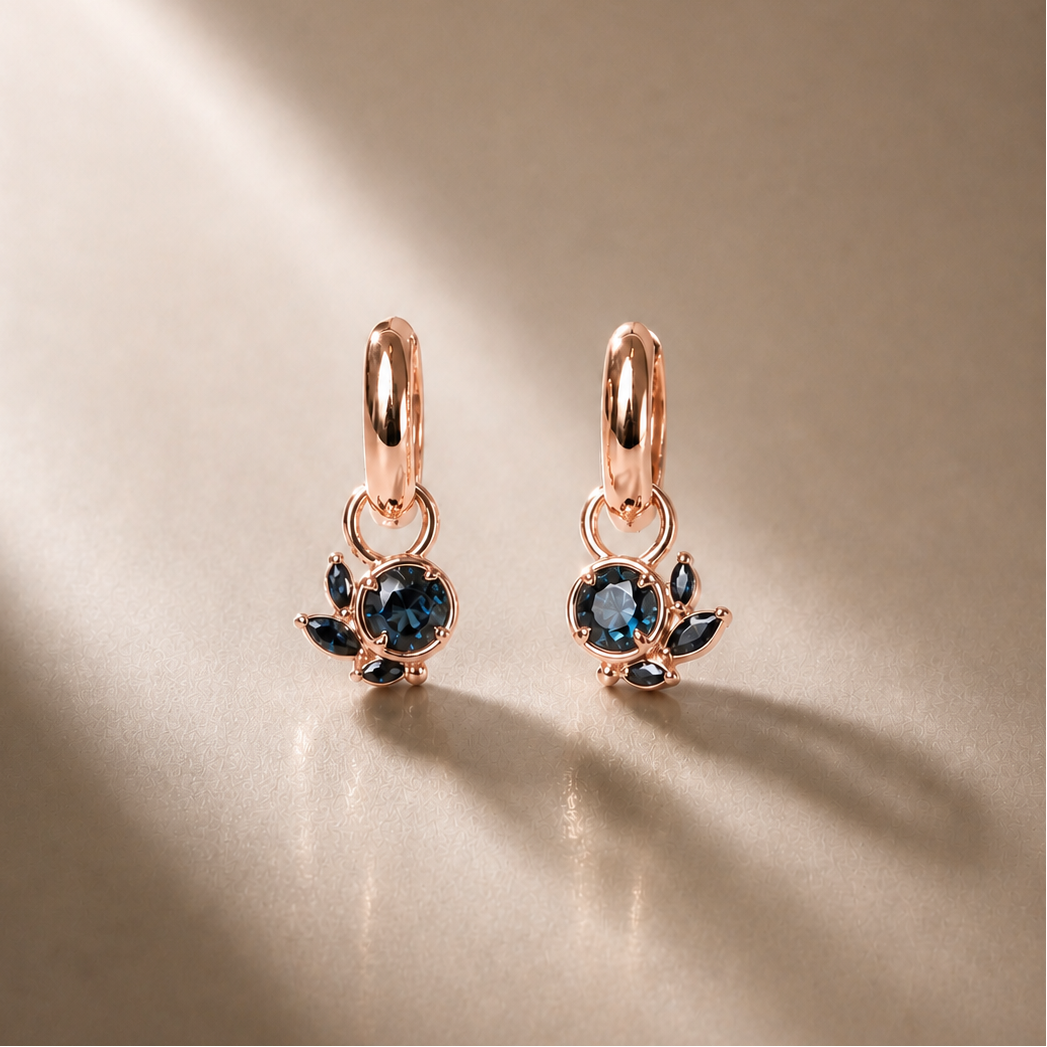 Breloques boucles d'oreilles Lac- Odile