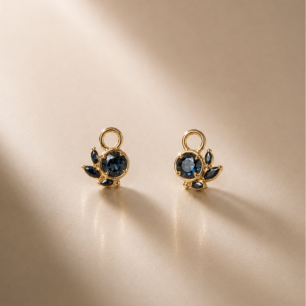 Breloques boucles d'oreilles Lac- Odile
