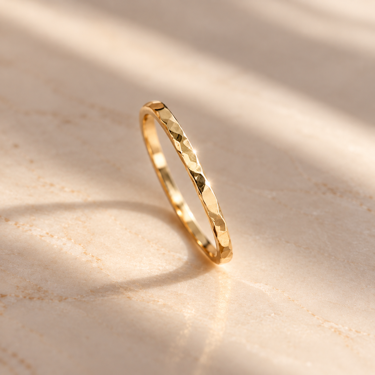 Hammered ring
