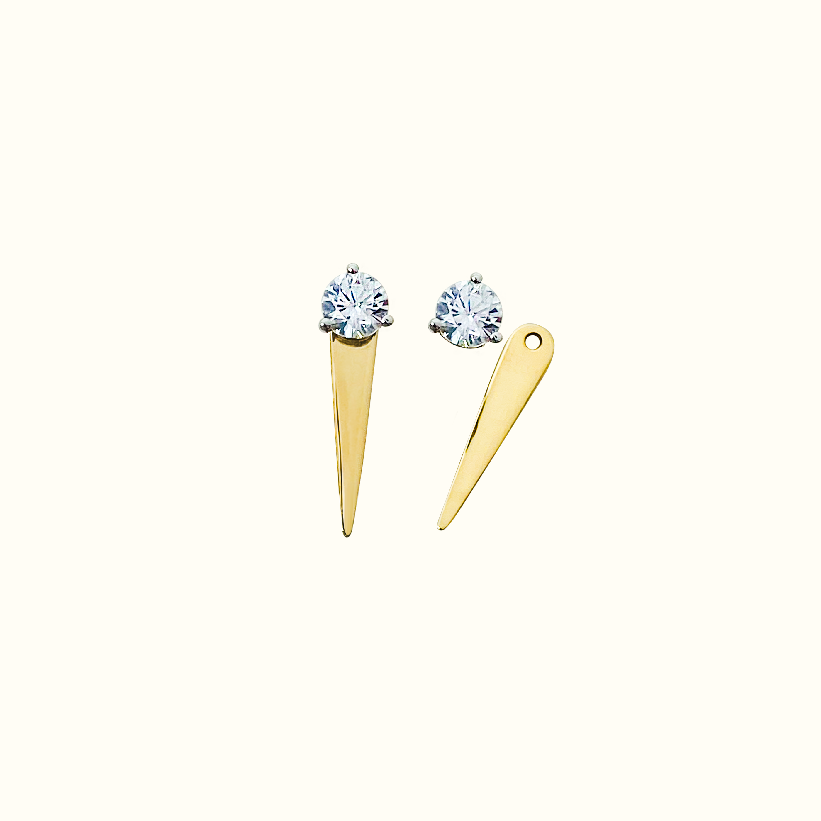 Ajout boucles d'oreilles - Petites pointes