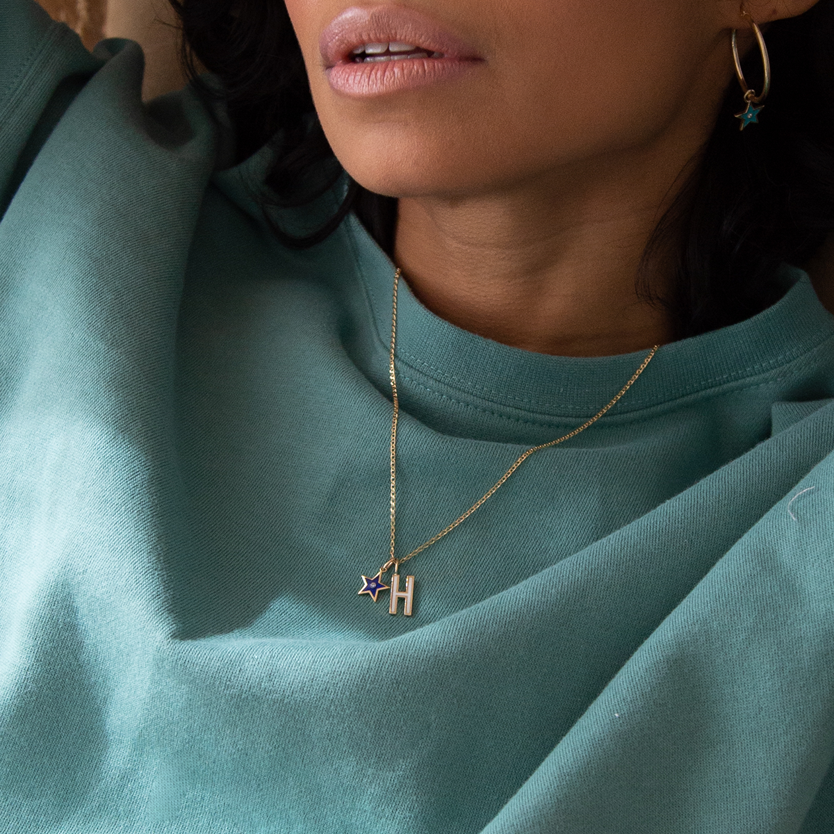 Collier Étoile colorée