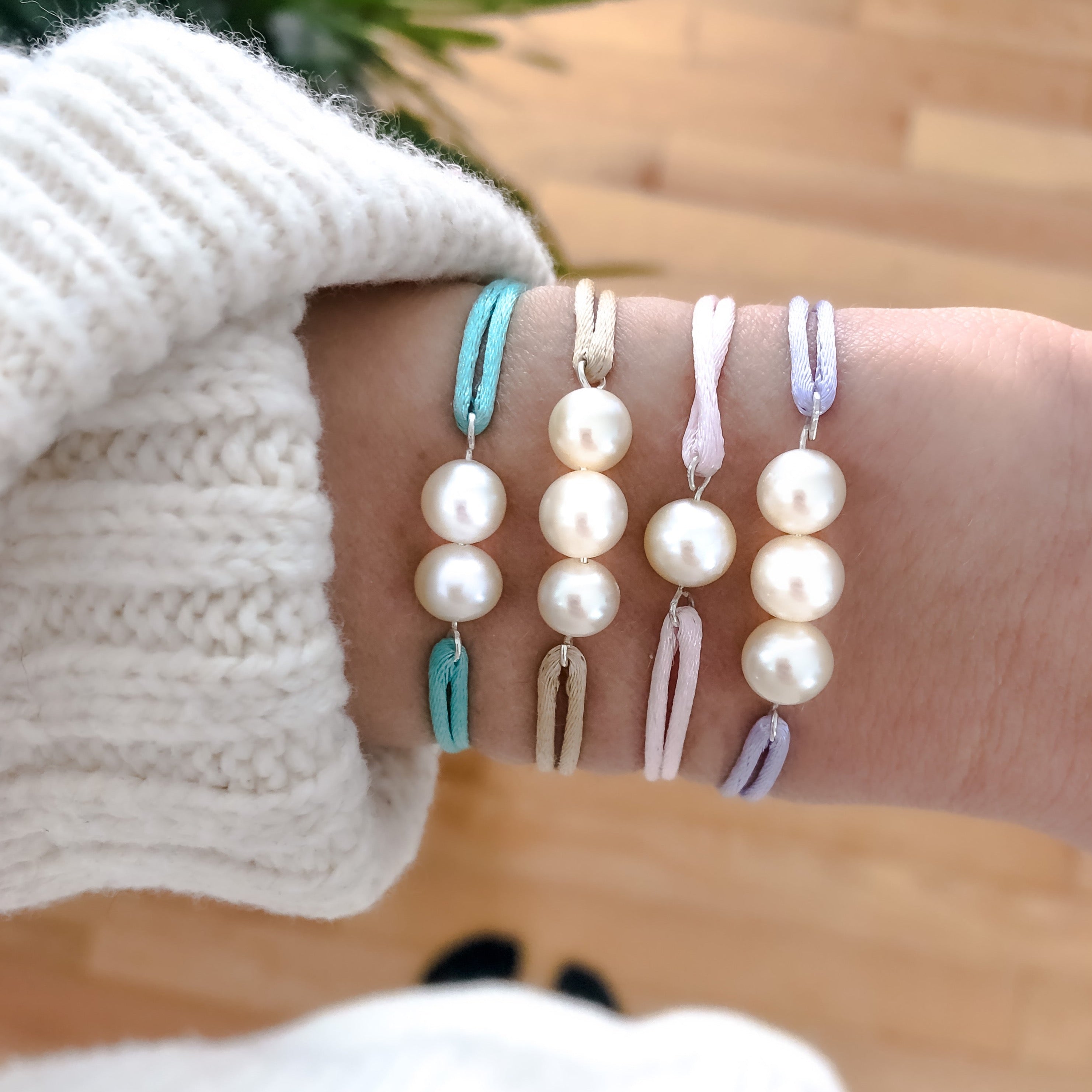 Pearl Cord Bracelet