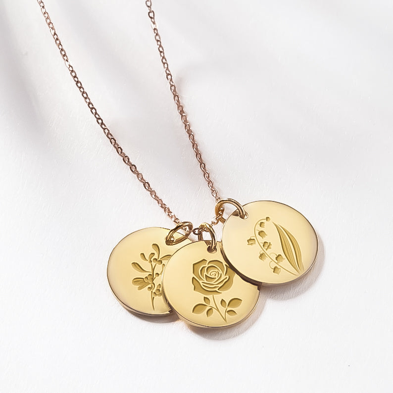 Breloque fleur de naissance