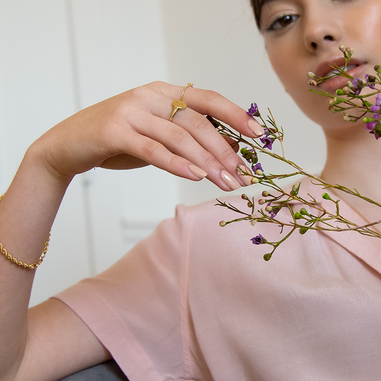 Bague Signet - Gravure initiale