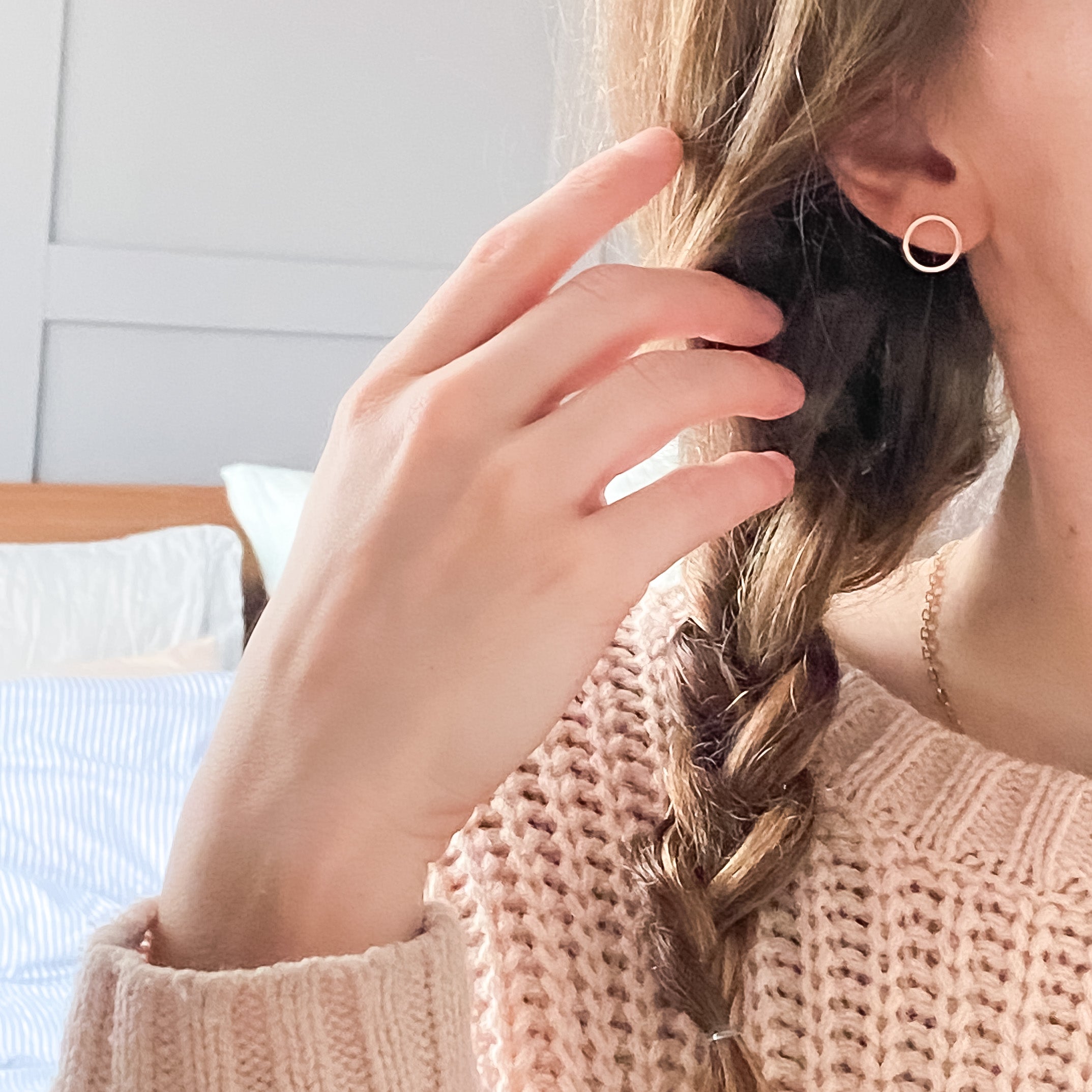 Circle earrings