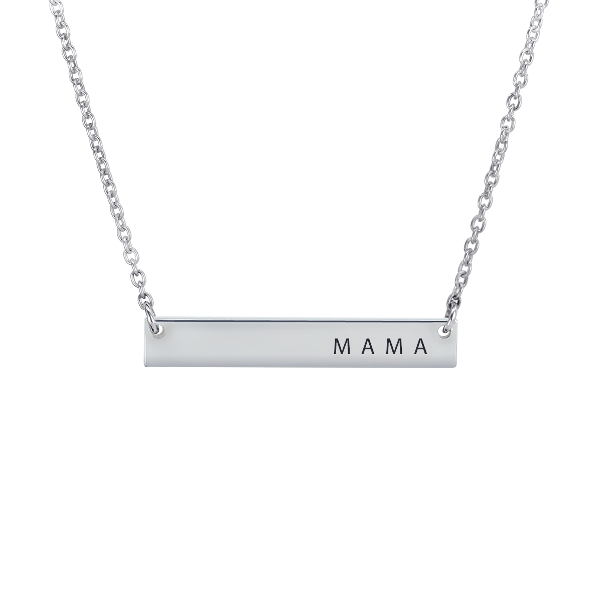 Engravable Bar Necklace