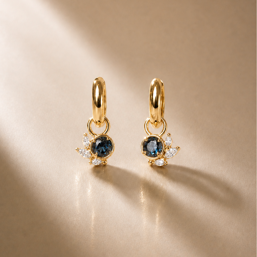Breloques boucles d'oreilles Lac- Odette