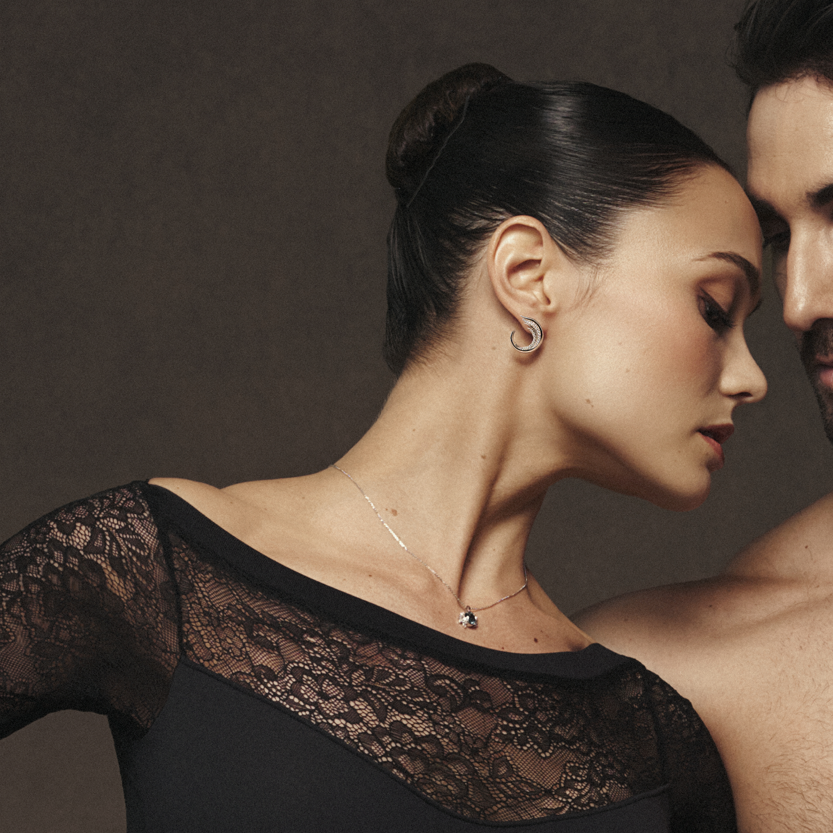 Boucles d'oreilles plume - Odette