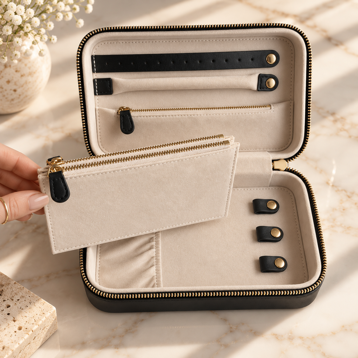Travel jewelry box - Large format