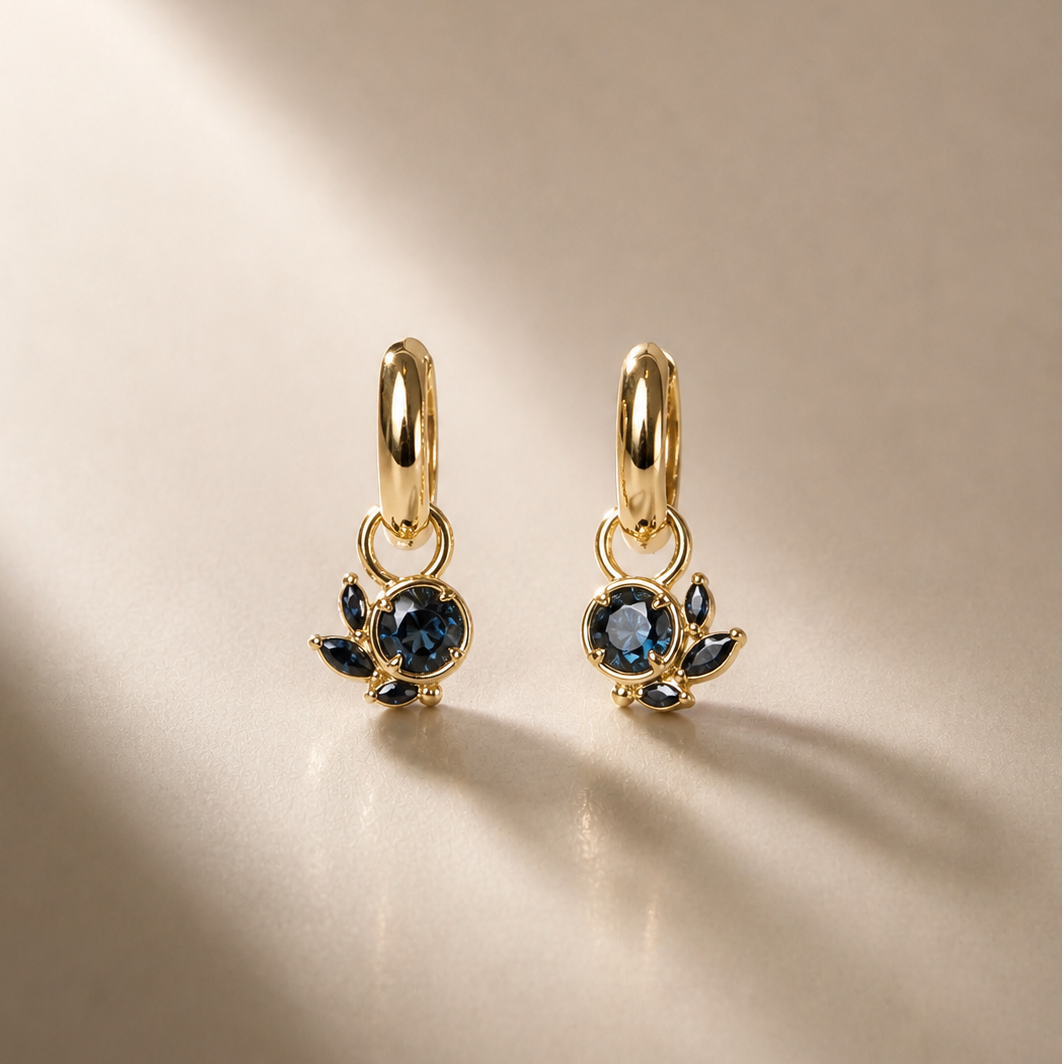 Breloques boucles d'oreilles Lac- Odile