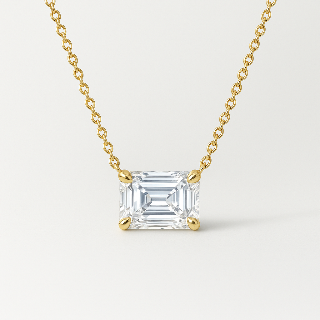 Collier Ophélia - coupe émeraude