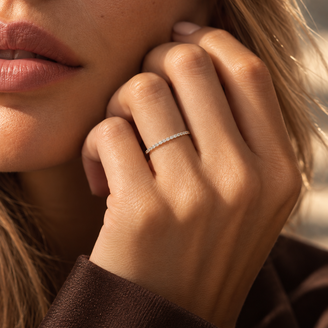 Pavé diamond ring - FINA