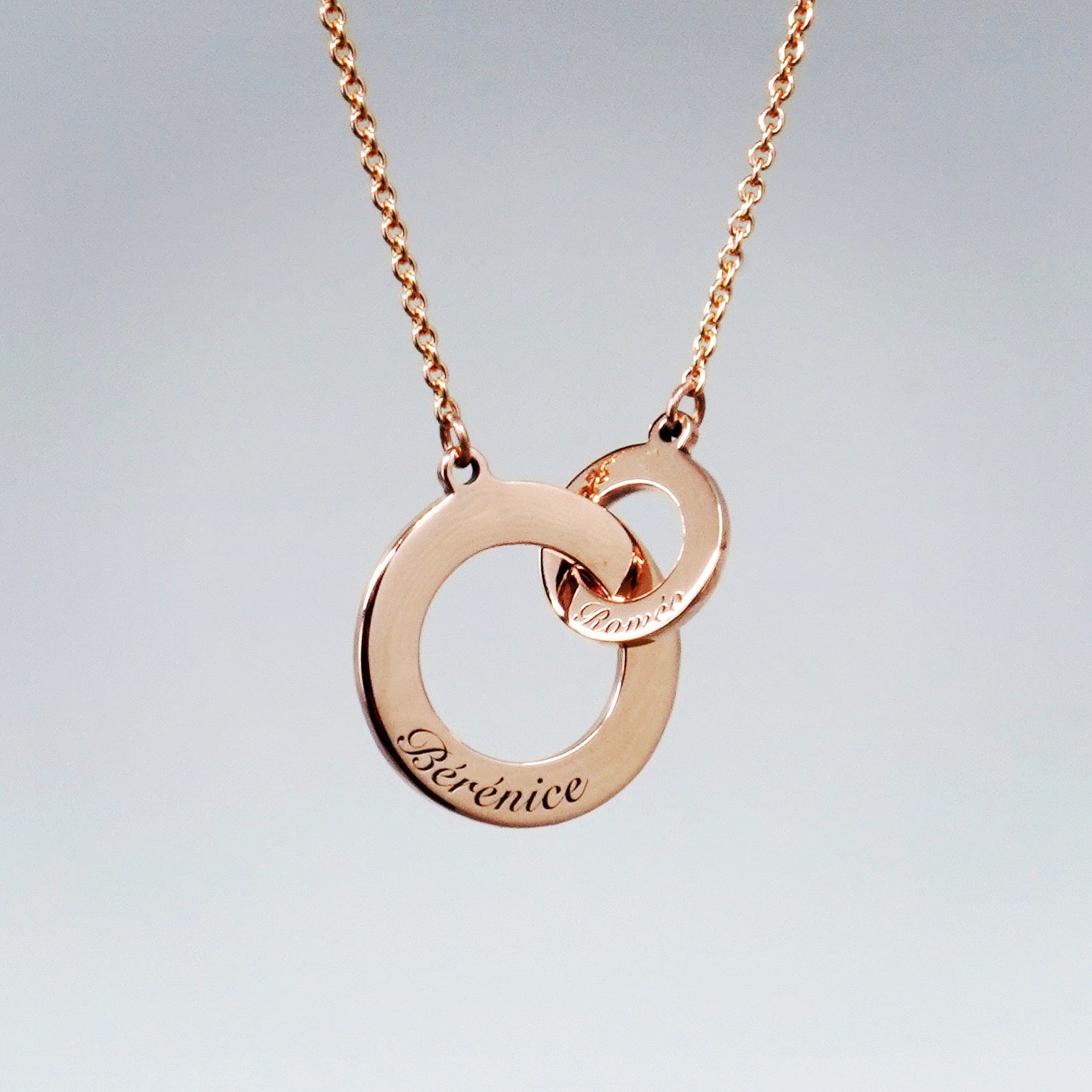 Collier Complicité - Anneaux 16mm et 12mm