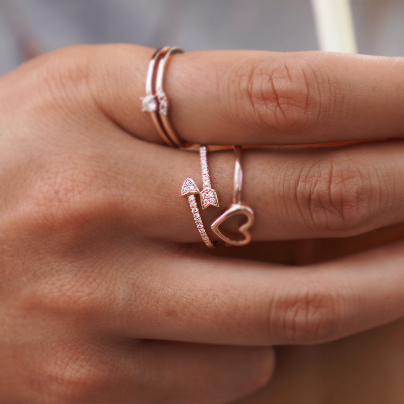 Bague fléchée