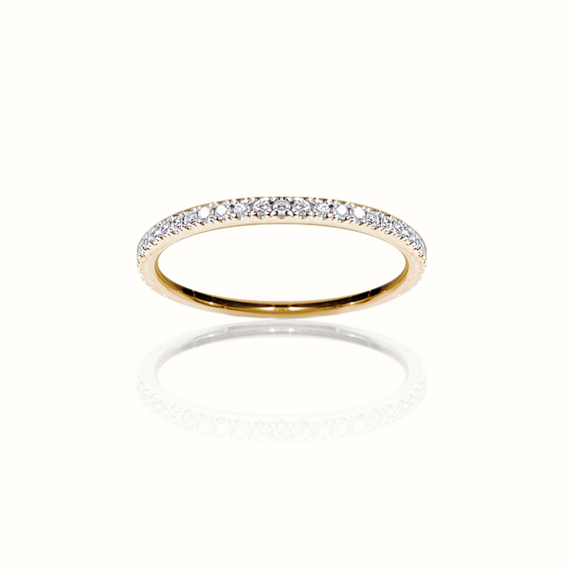Bague pavée diamants - FINA