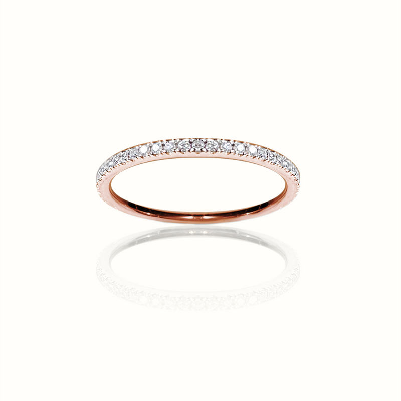 Bague pavée diamants - FINA