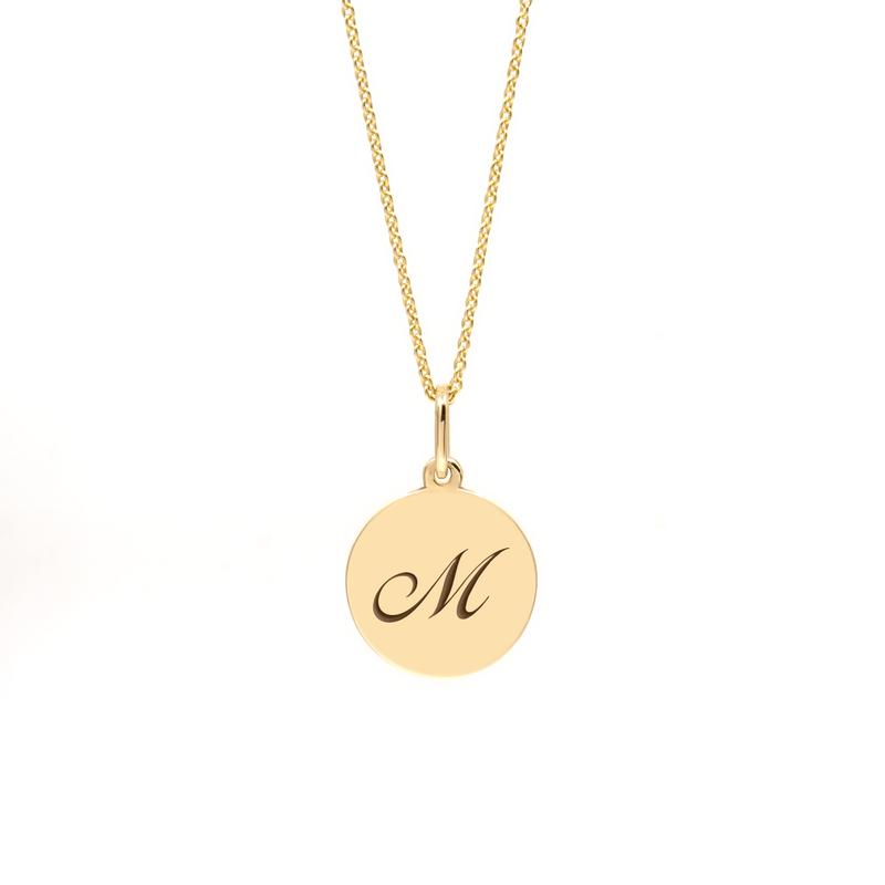Collier médaillon - Gravure personnalisé