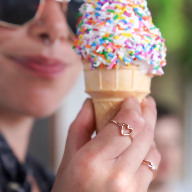 Bague petit coeur