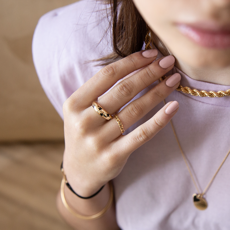 Bague Dome étoilé