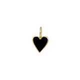 Coeur coloré - émaille