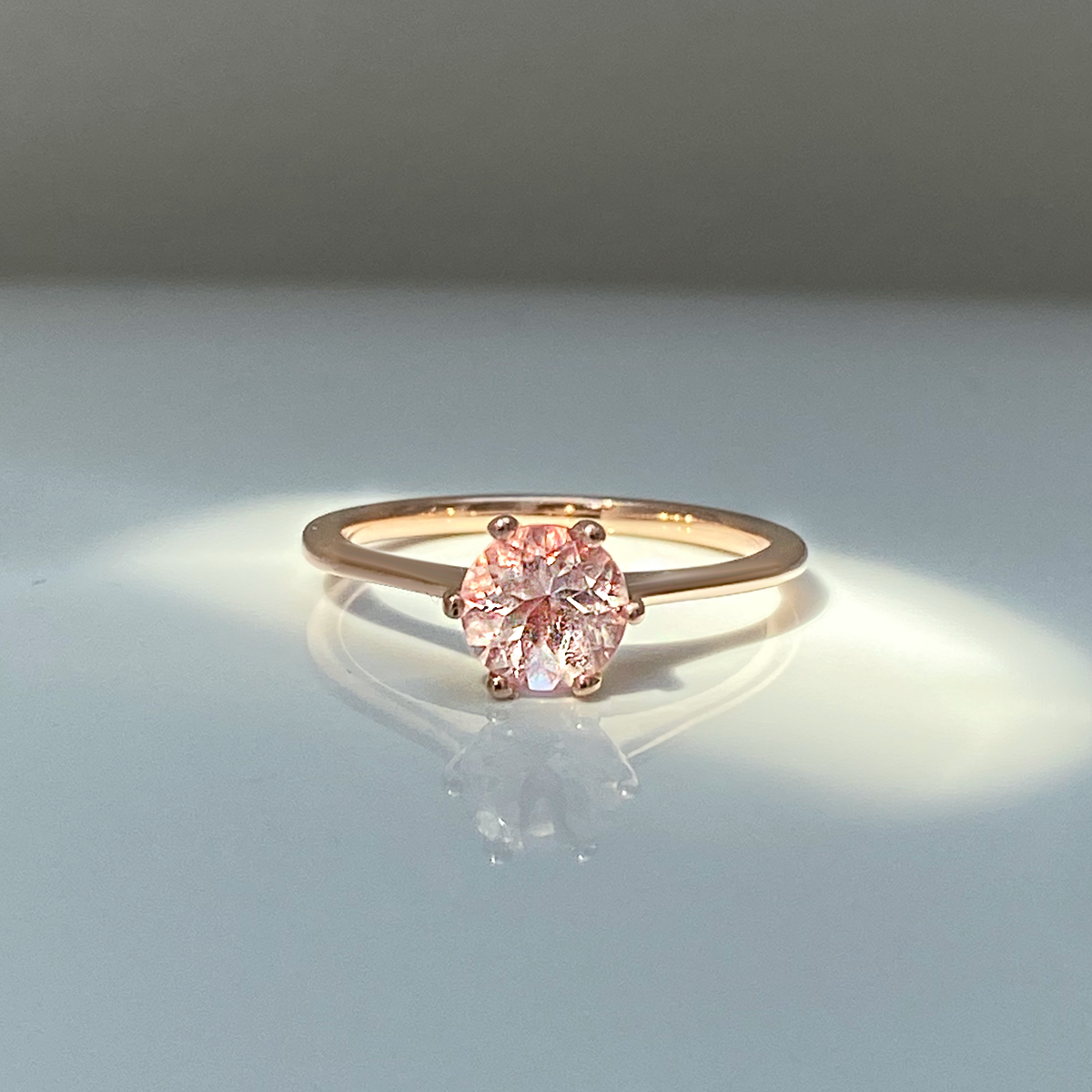 Bague Milestone - Morganite "Peach" (ÉDITION LIMITÉ)