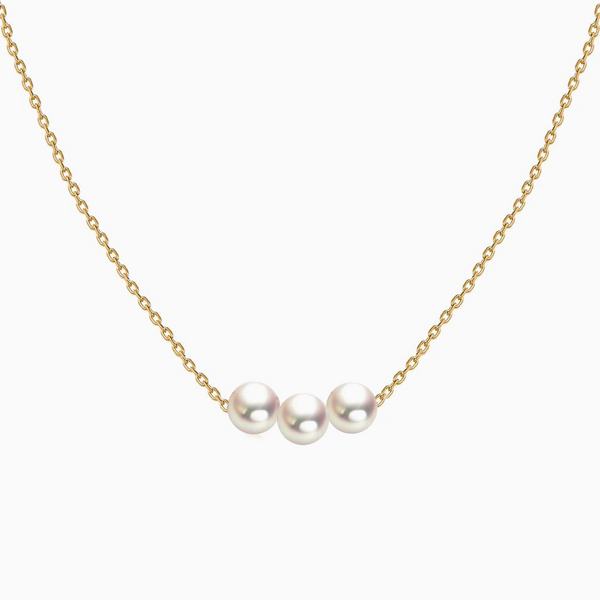 Collier trio perles