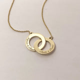 Collier Complicité - 2 anneaux 16mm