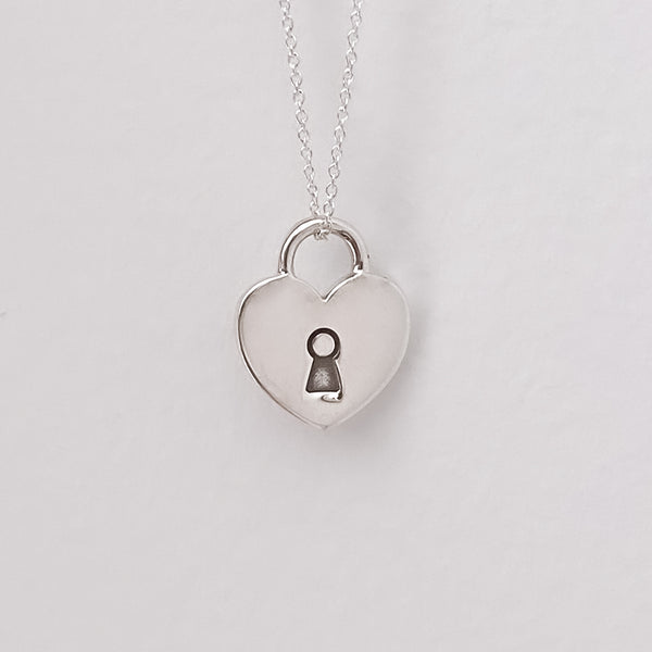 Pendentif coeur cadenas
